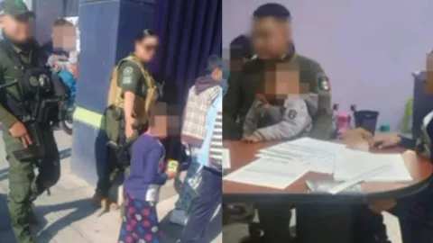 Detienen a mujer por amarrar a un árbol a su hijo; éste es su estado de salud