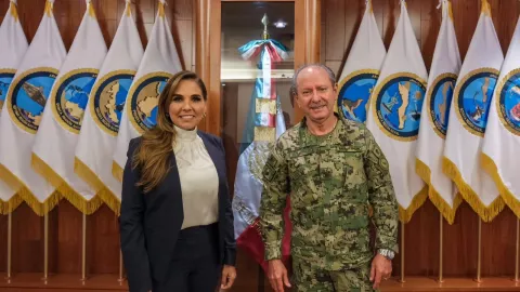 Mara Lezama revisa con la Secretaría de Marina el impulso para el sur de Quintana Roo