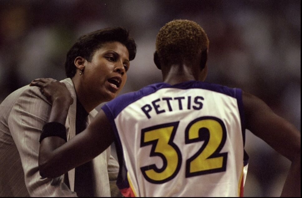 Cheryl Miller y Bridget Pettis