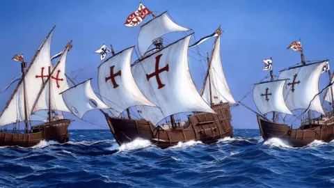 Tres carabelas: La Niña, La Pinta y La Santa María