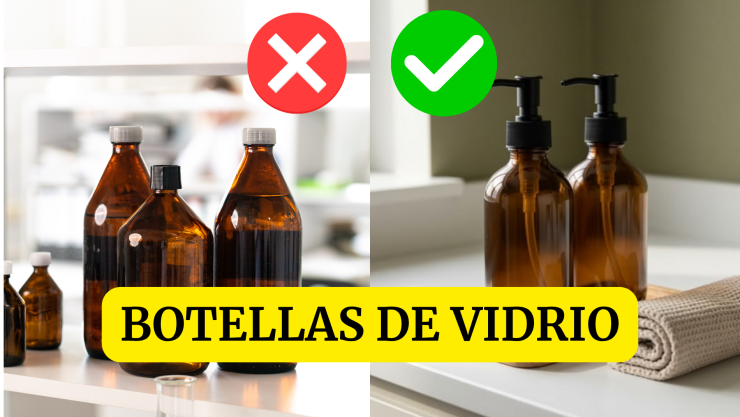 Botellas de vidrio