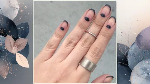 Francesa invertida en tonos oscuros