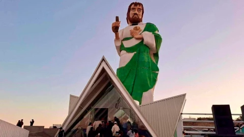 San Judas Tadeo estatua Puebla