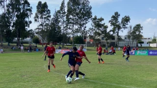 Los pequeños jugadores dan todo cada partido para llevarse la victoria