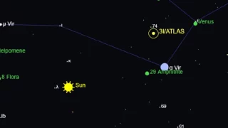 Trayectoria Cometa 3I Atlas