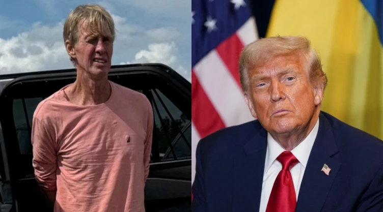Fotos de Ryan Routh y Donald Trump.