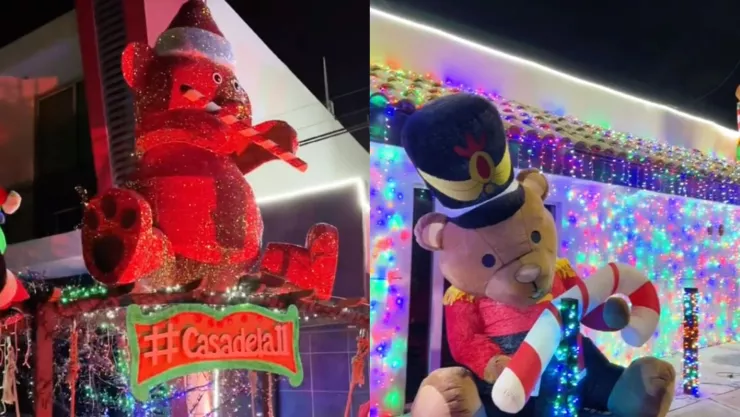 Decoración de Navidad en casa de la Guadalupe Victoria, Culiacán