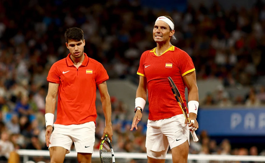 Carlos Alcaraz y Rafael Nadal