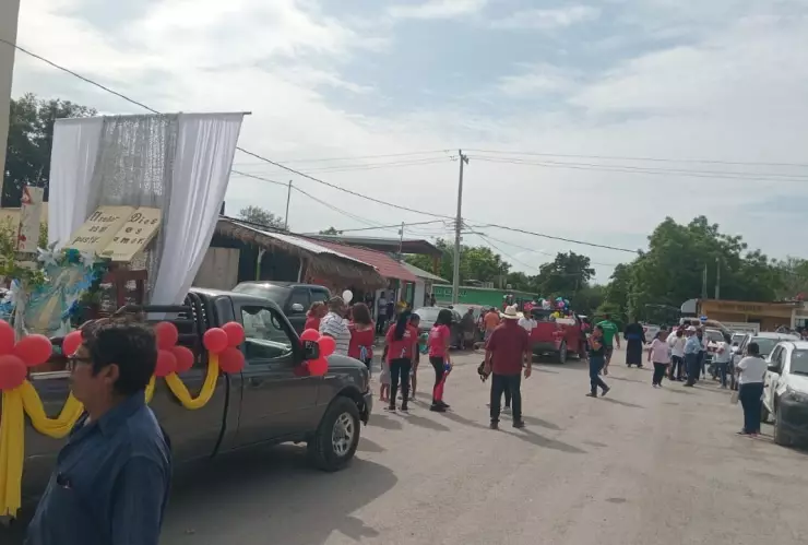 El conductor de una camioneta atopelló a peregrinos en Tamaulipas.