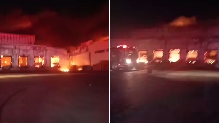Incendio Bachoco Lagos de Moreno hoy