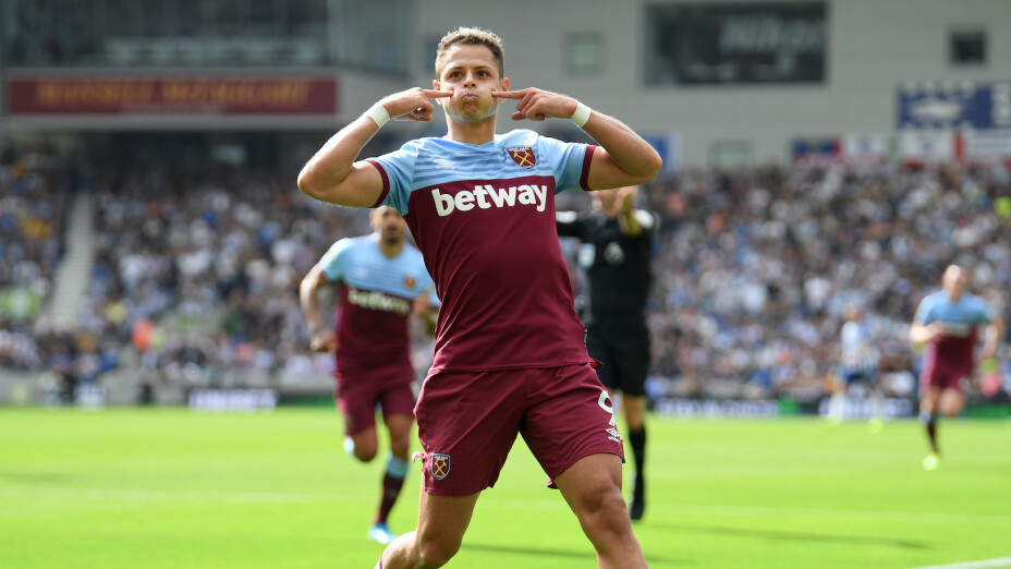 Chicharito en el West Ham