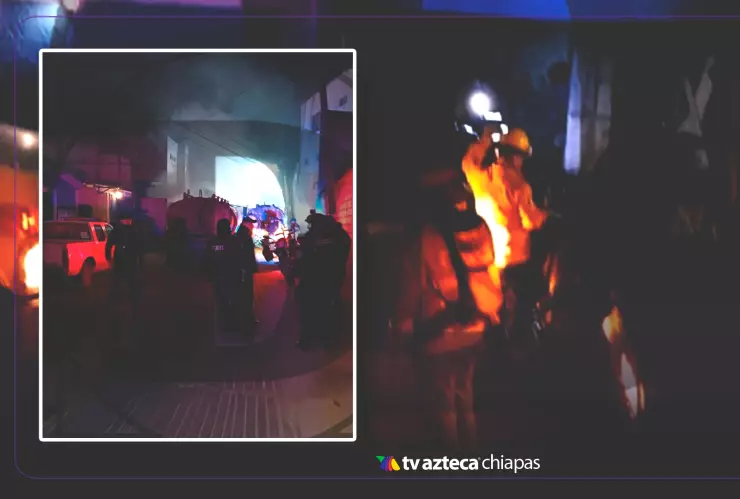 Incendio casa Comitán