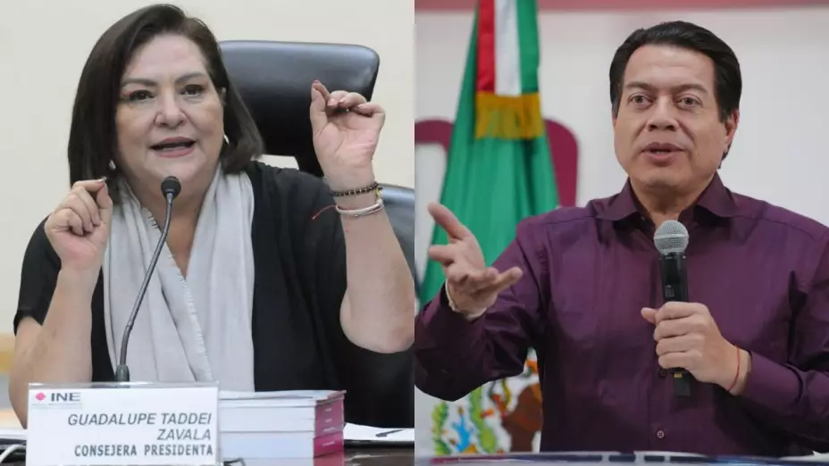 Mario Delgado culpa al INE por poca asistencia a evento de Sheinbaum y este le contesta