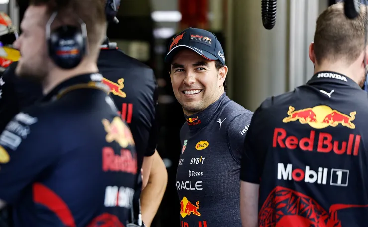 Checo Pérez en el Gran Premio de Azerbaiyán de Fórmula Uno
