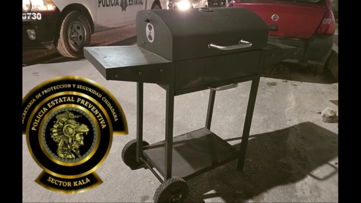 Por presuntamente ROBAR un asador, hombre fue DETENIDO en Campeche