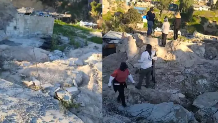 Hallan 3 cuerpos en fosa clandestina en la colonia 3 de octubre