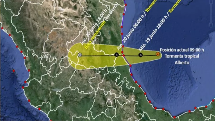 Tormenta tropical Alberto