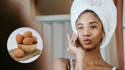 Mascarilla de clara de huevo y maicena para aclarar la piel r&aacute;pido 