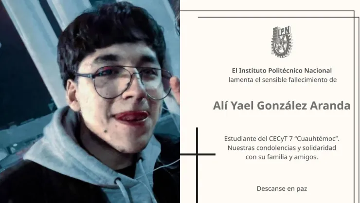 Muere Ali Yael González, estudiante del IPN.