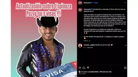 Espinoza paz sin visa