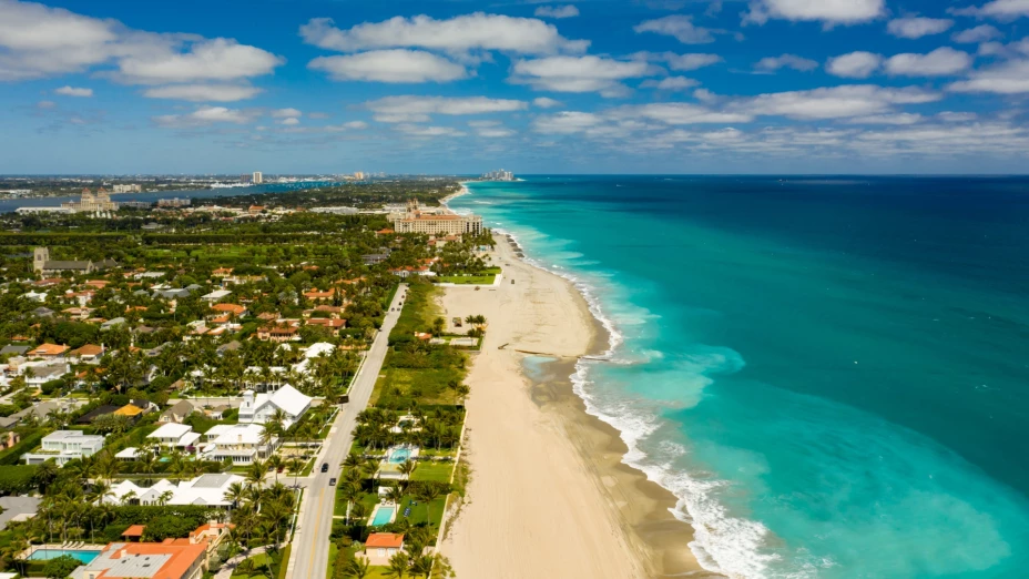 Costa de West Palm Beach en Florida