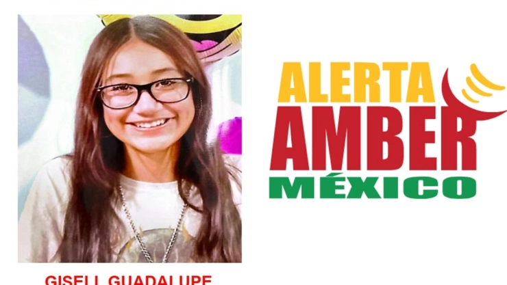 Alerta AMBER de Gisell Guadalupe Menéndez Tolentino.