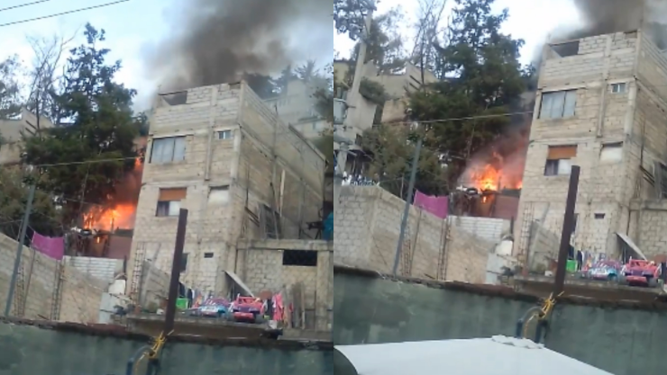 incendio en Huixquilucan hoy.