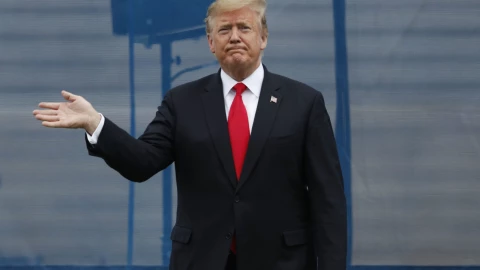 El presidente Donald Trump durante un evento de la Academia de la Fuerza A rea, en Colorado, el jueves 30 de mayo de 2019. Imagen: AP