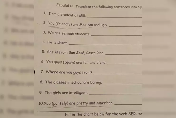 tarea mexicano feo nueva york