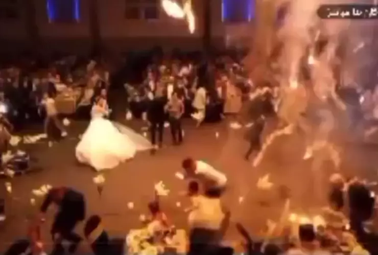 Mueren 100 invitados en boda en Irak