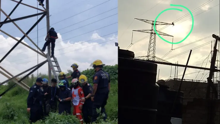 Joven Atizapan torre electricidad