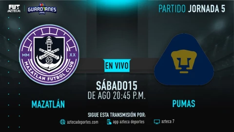 EN VIVO: Mazatlán FC vs Pumas UNAM en Guardianes 2020