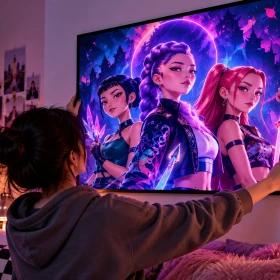 4 pósteres OFICIALES inspirados en K-Pop Demon Hunters para toda verdadera fan de Las Guerreras K-Pop