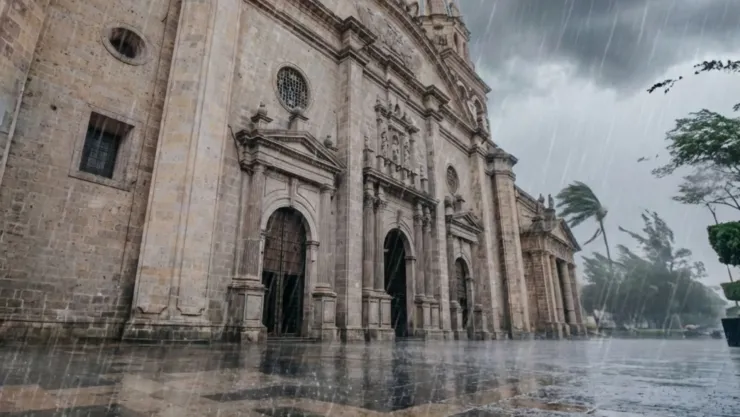 ¡Comienza la lluvia en el AMG! Estas son las zonas donde ya está lloviendo
