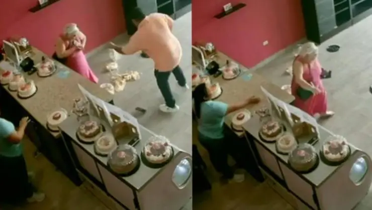 destrozos en pastelería