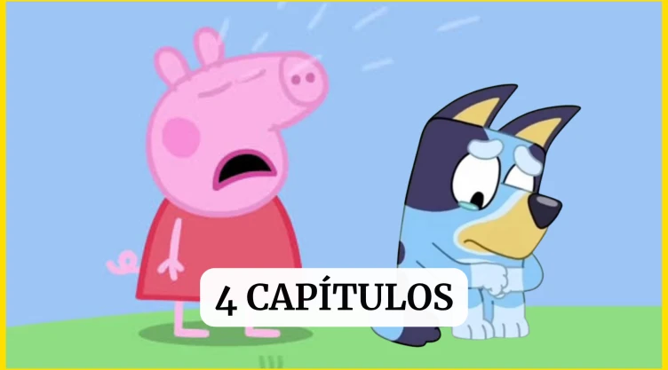Bluey y Peppa Pig