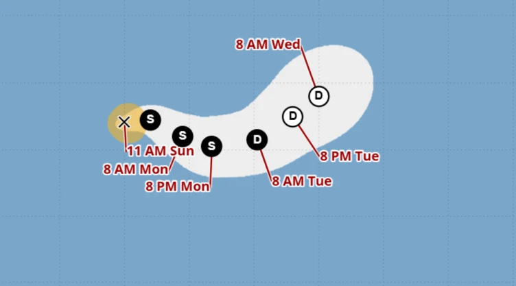 Se forma la tormenta tropical “Olana” en el Pacífico: Esta es su trayectoria y si afectará a México