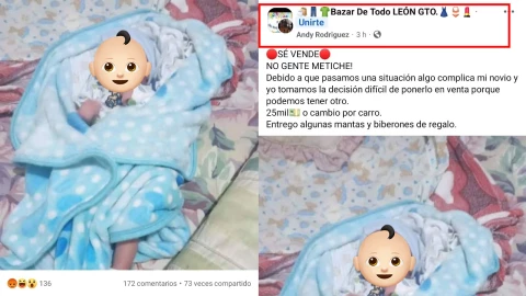 Bebé en venta