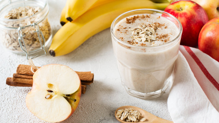licuado de manzana en ayunas