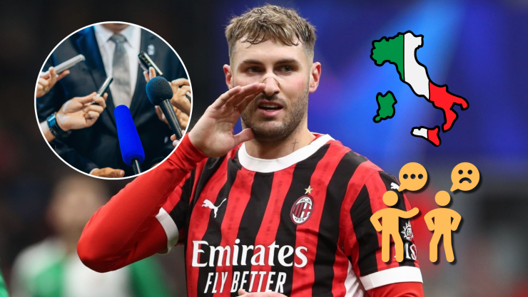 Santiago Gimenez volvió a ser criticado por la prensa italiana