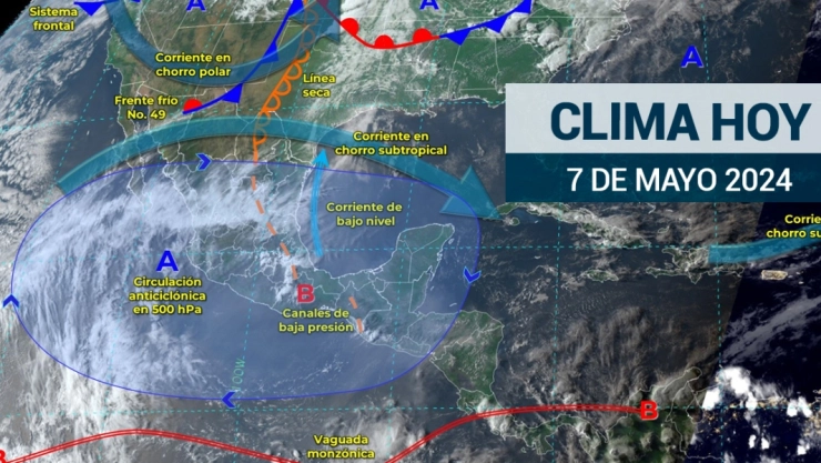 Clima pronostica altas temperaturas y lluvias este 7 de mayo en México