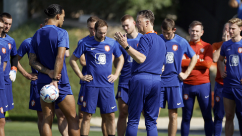 Louis van Gaal, técnico de los Países Bajos