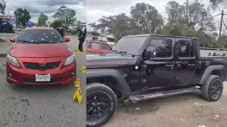 ¡Fuerte enfrentamiento! Conductores se agarran a balazos en plena calle
