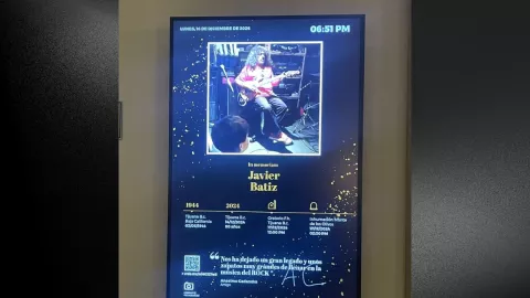 Velorio de Javier Bátiz