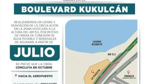 Habrá una nueva forma de circular por el Boulevard Kukulcán en Cancún