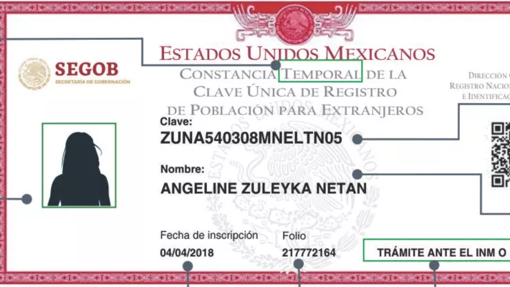 Constancia Temporal CURP