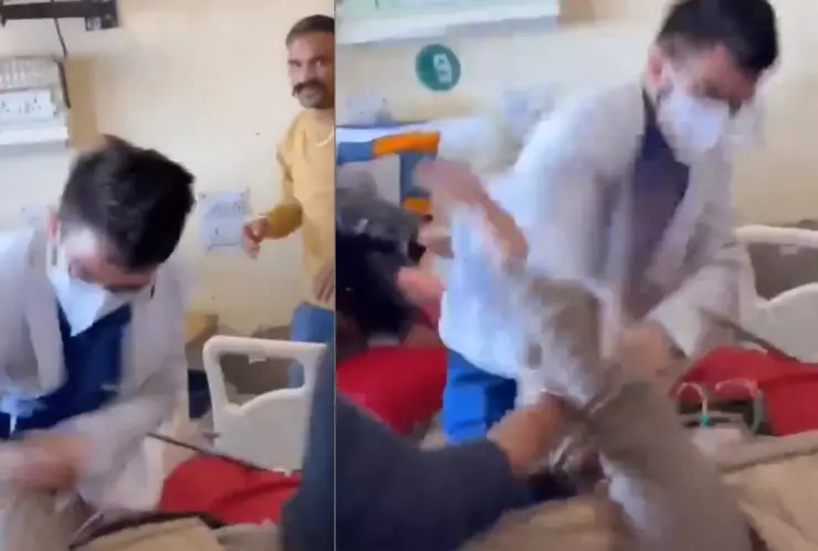 doctor agrede a paciente