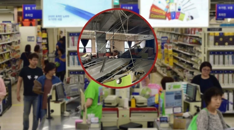 Clientes en un supermercado en Seúl, Corea del Sur
