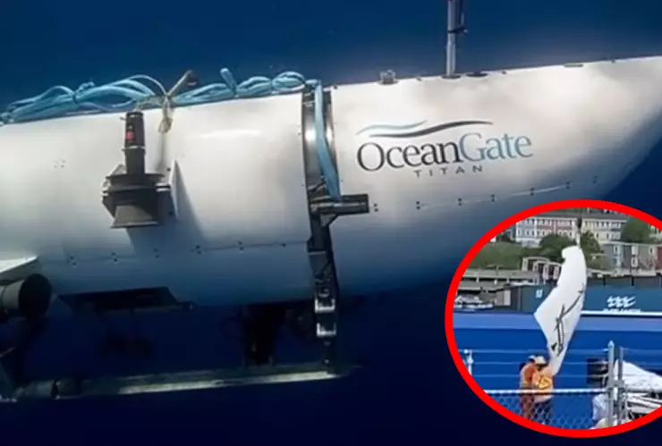 Restos del submarino Titan