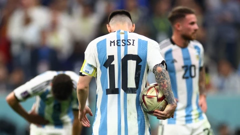 La pelota siempre al diez, Messi tras victoria ante Croacia